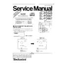 Panasonic SL-PD349, SL-PD687, SL-PD887 Service Manual Supplement