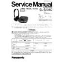 Panasonic SL-S239CP Service Manual Changes