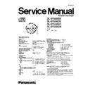 sl-sv550eb, sl-sv550eg, sl-sv550gc, sl-sv550gn service manual