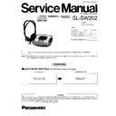 sl-sw202p, sl-sw202pc service manual changes