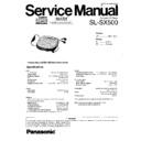 sl-sx500p, sl-sx500pc service manual