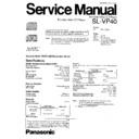 sl-vp40gk, sl-vp40gcs, sl-vp40gh service manual