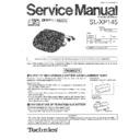 Panasonic SL-XP145E Service Manual