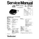 sl-xp240e service manual