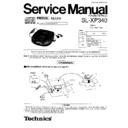 sl-xp340e service manual