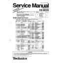 Panasonic SM-M300 (serv.man2) Service Manual Supplement