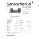 Panasonic ST-CA1080 Service Manual