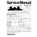 Panasonic ST-CA10EP Service Manual