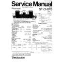 Panasonic ST-CH570EEGGC Service Manual