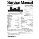 Panasonic ST-CH770EEBEGGC Service Manual