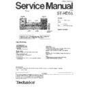 Panasonic ST-HD55EEG Service Manual
