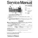 Panasonic ST-HD55GC, ST-HD55GC1 Service Manual
