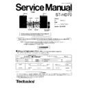st-hd70ep service manual