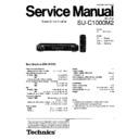 Panasonic SU-C1000M2EEBEG Service Manual