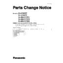 su-c500pp, sc-c500pp, sa-max370pu, sa-max370gs, sa-max370eb service manual parts change notice