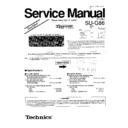 Panasonic SU-G86P Service Manual Changes