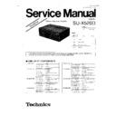Panasonic SU-X520D Service Manual Simplified