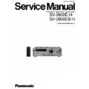 Panasonic SV-3800E-H, SV-3800EB-H Service Manual