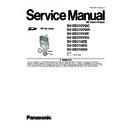 Panasonic SV-SD370VGC, SV-SD370VGH, SV-SD370VGT, SV-SD370VSG, SV-SD310EB, SV-SD310EG, SV-SD310GN Service Manual