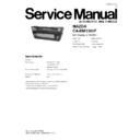 Panasonic CA-DM1390F Service Manual