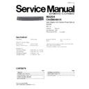 Panasonic CA-DM4491K Service Manual