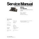 Panasonic CN-TM0490A Service Manual