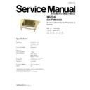 Panasonic CN-TM5460A Service Manual