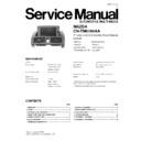 Panasonic CN-TM6360AA Service Manual