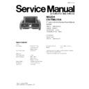 Panasonic CN-TM6370A Service Manual