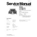 Panasonic CN-TM6570A, CN-TM6571A Service Manual