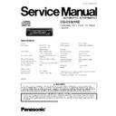 Panasonic CQ-C1021NE Service Manual