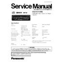 Panasonic CQ-C1313NE Service Manual