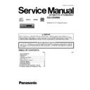Panasonic CQ-C5355N Service Manual