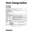 cq-c7303n, cq-c7703n, cq-c7703w service manual parts change notice