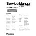Panasonic CQ-D1703N Service Manual
