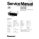 Panasonic CQ-DF100U Service Manual