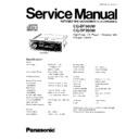 Panasonic CQ-DF600W, CQ-DF200W Service Manual