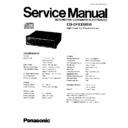 Panasonic CQ-DFX338EW Service Manual