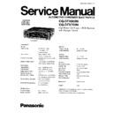 Panasonic CQ-DFX800N, CQ-DFX700N Service Manual