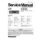 Panasonic CQ-DP153W, CQ-DP153WJ Service Manual