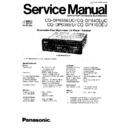 Panasonic CQ-DP655EUC, CQ-DP640EUC, CQ-DP638EU, CQ-DPX100EU Service Manual