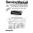 Panasonic CQ-DP700LEE, CQ-RDP710EN, CQ-RDP720LEN, CQ-DP400EU, CQ-DP710EUC, CQ-DP720EUC Service Manual Supplement