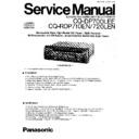 Panasonic CQ-DP700LEE, CQ-RDP710EN, CQ-RDP720LEN Service Manual