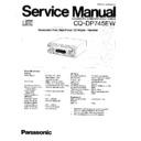 Panasonic CQ-DP745EW Service Manual