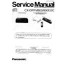 cq-dpfm800euc, cq-dpfm850euc service manual