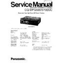 Panasonic CQ-DPG590, CQ-DPG570EUC Service Manual