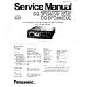 Panasonic CQ-DPG625EUC, CQ-DPG615EUC, CQ-DPG600EUC Service Manual