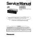 Panasonic CQ-DPX303U, CQ-DP202U, CQ-DP202L Service Manual