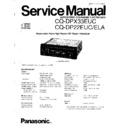 Panasonic CQ-DPX33EUC, CQ-DP22EUC, CQ-DP22ELA Service Manual