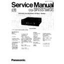 cq-dpx50, cq-dpx30euc service manual